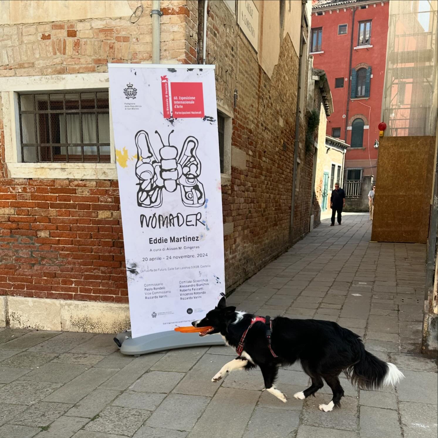 &Egrave; aperto per i cani 🐕 

Eddie Martinez
Nomader 
@biennalevenezia_sanmarino 
@labiennale 
#eddiemartinez