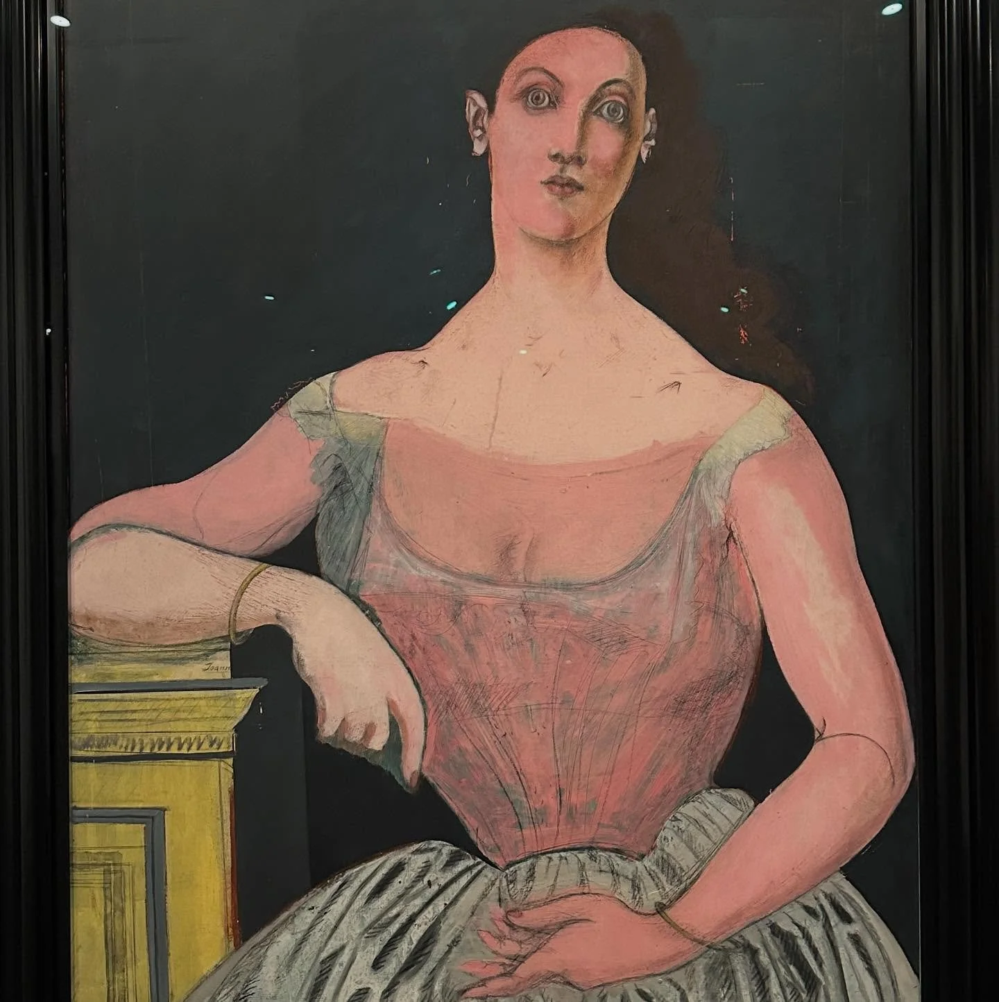 John Graham (n&eacute; Ivan Gratianovitch Dombrowsky in Kyiv 🇺🇦 in 1881 died in London in 1961) is a beguiling artist whose figurative works always arrest my eye. His portraits of imaginary women layer together art historical ghosts of Ingres, clas