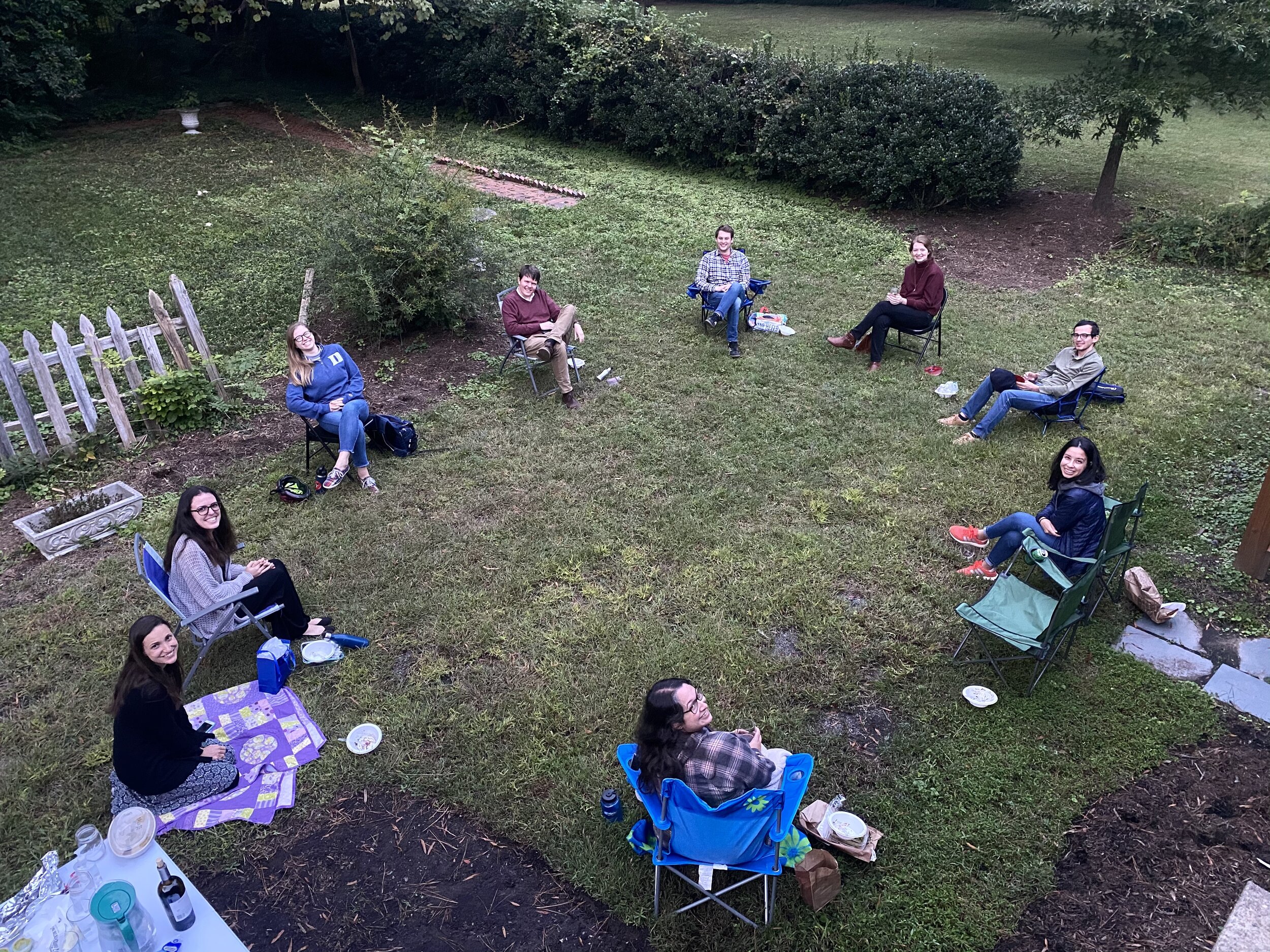 Young adult gathering