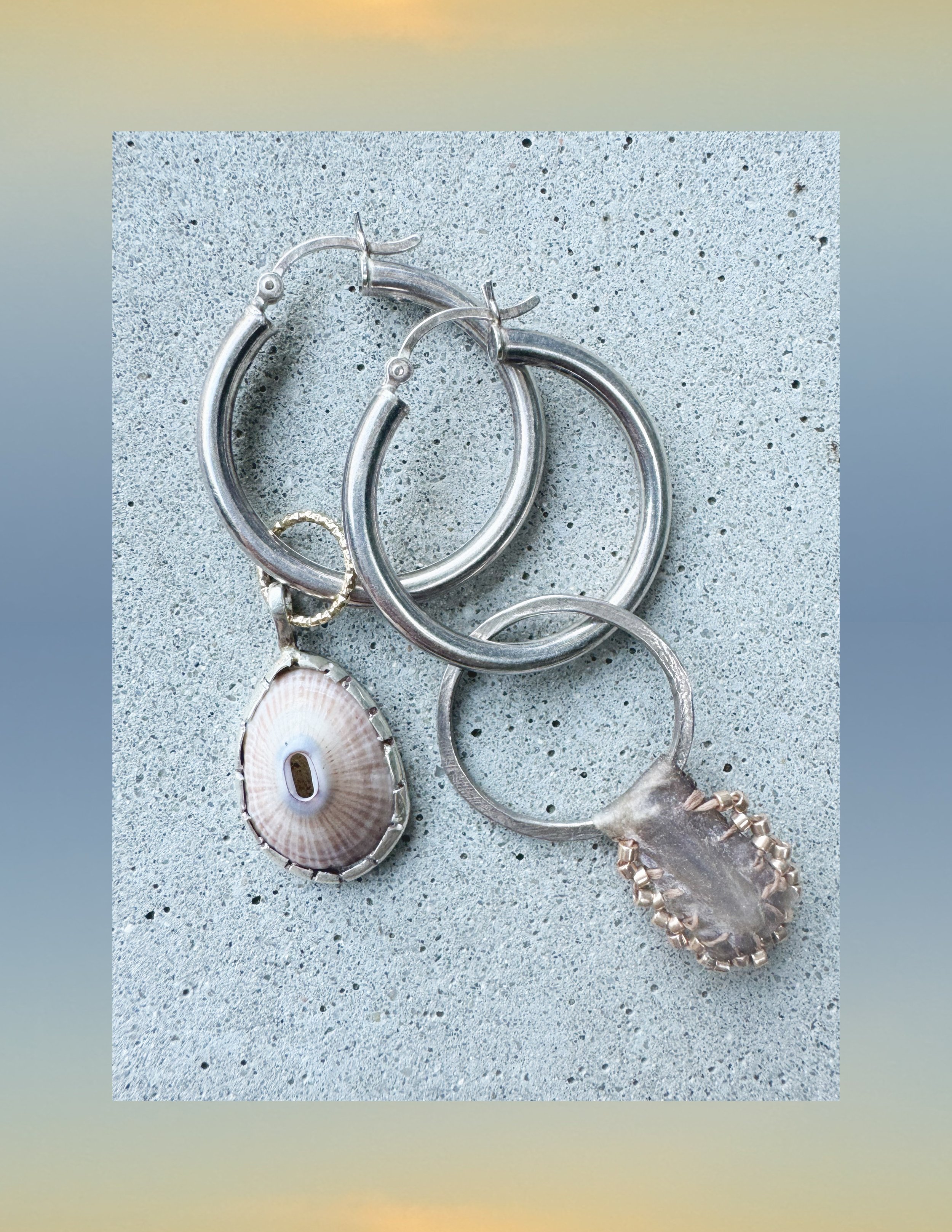 VK Lillie shell earrings