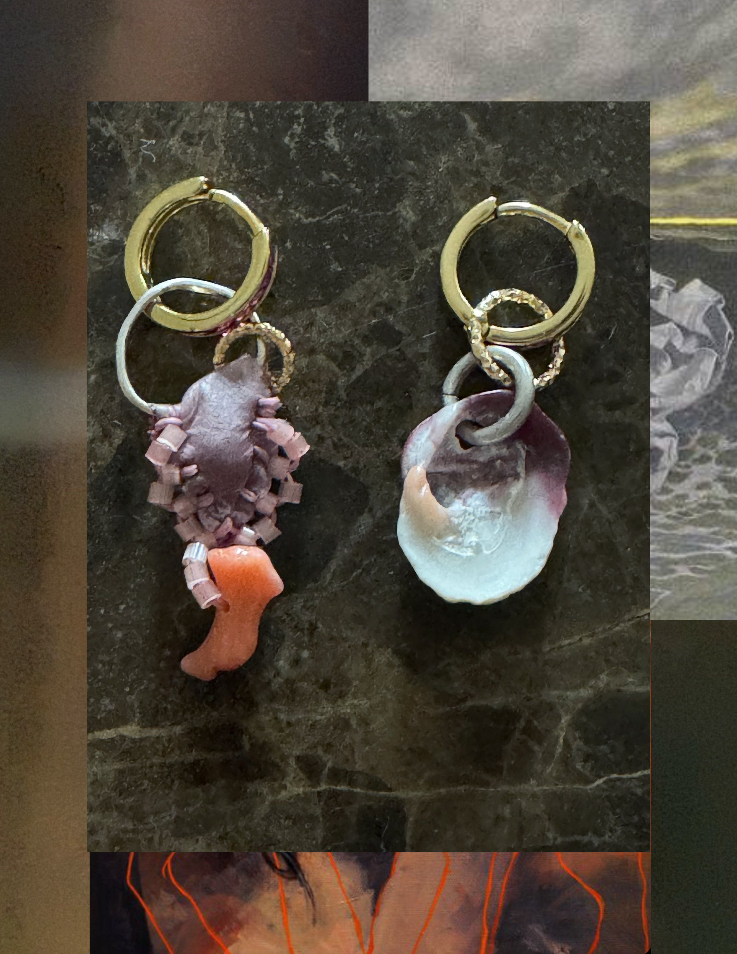 VK Lillie charmed baby earrings