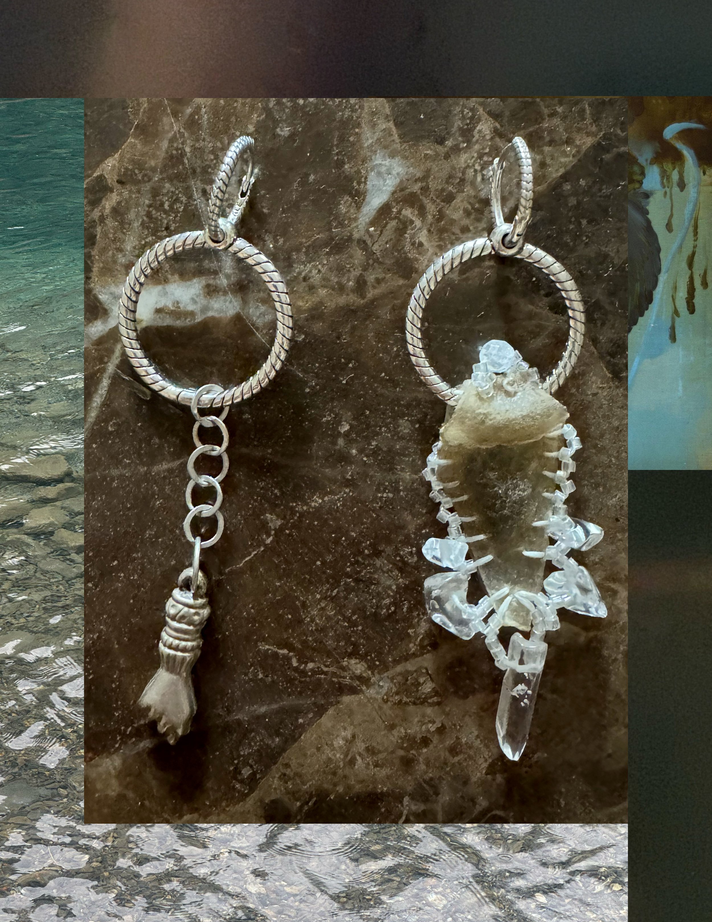 VK Lillie charmed earrings