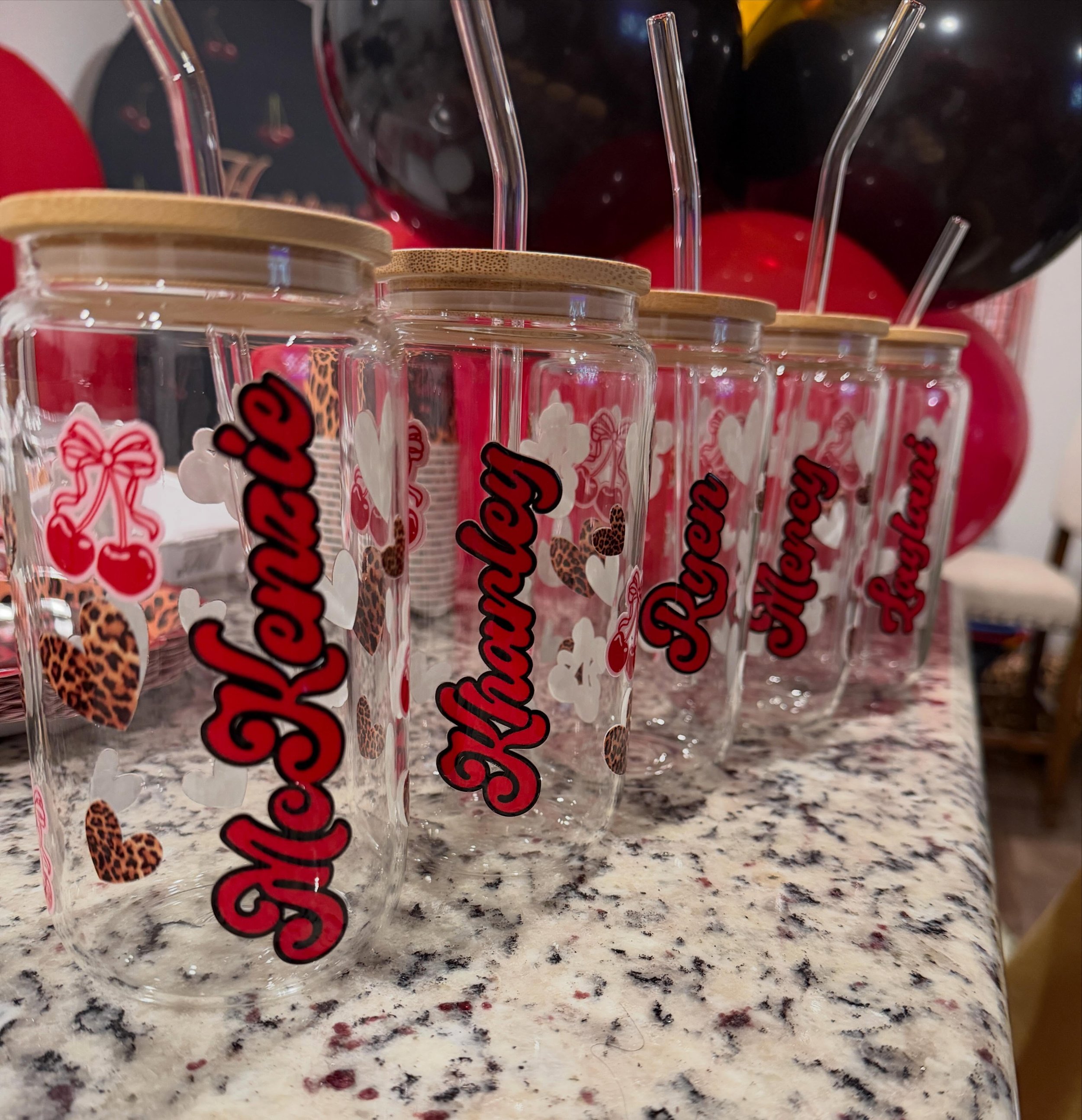 Shop with us for your party favors! 🐆&hearts;️ #partyfavors #customcups