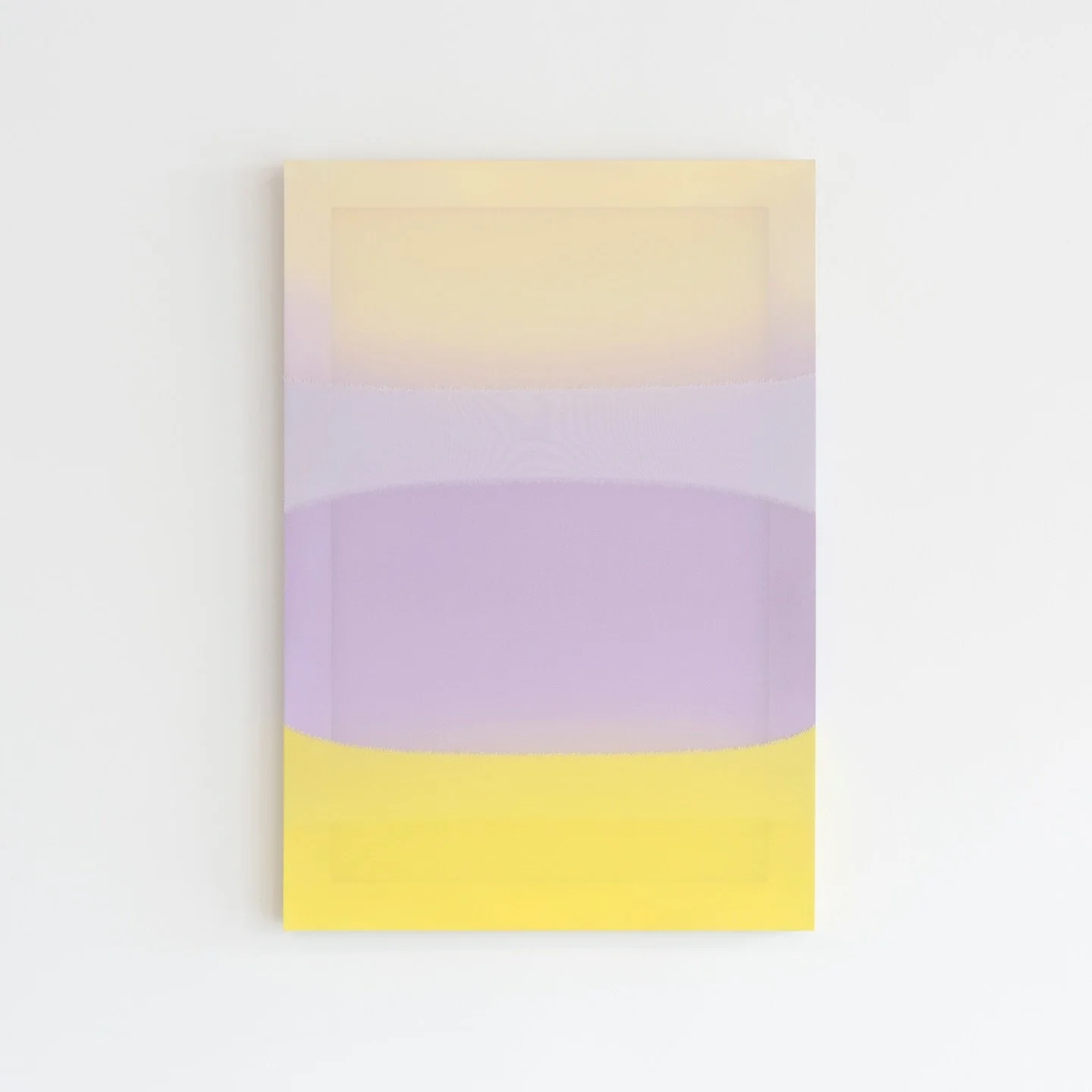 💜💛

Lucent 4
2024, silk and chiffon on pine
500 x 710mm

Currently available at @twentysixconstablestreet

photo: Cheska Brown