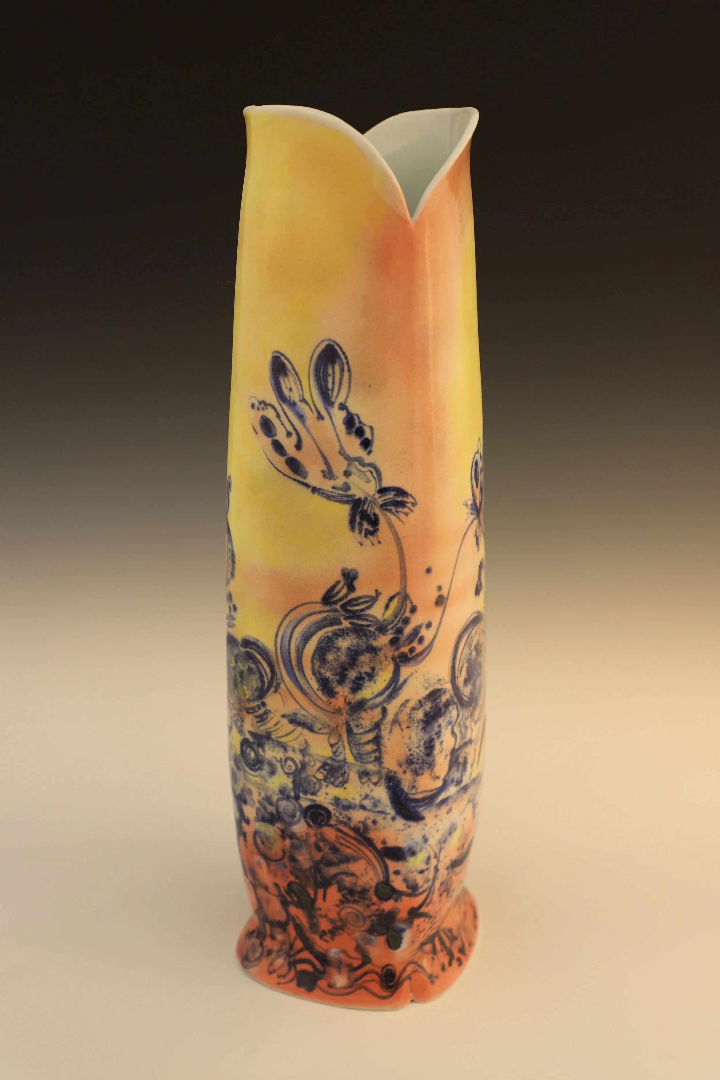  Vase  Porcelain  6'“ x 6” x 22” 