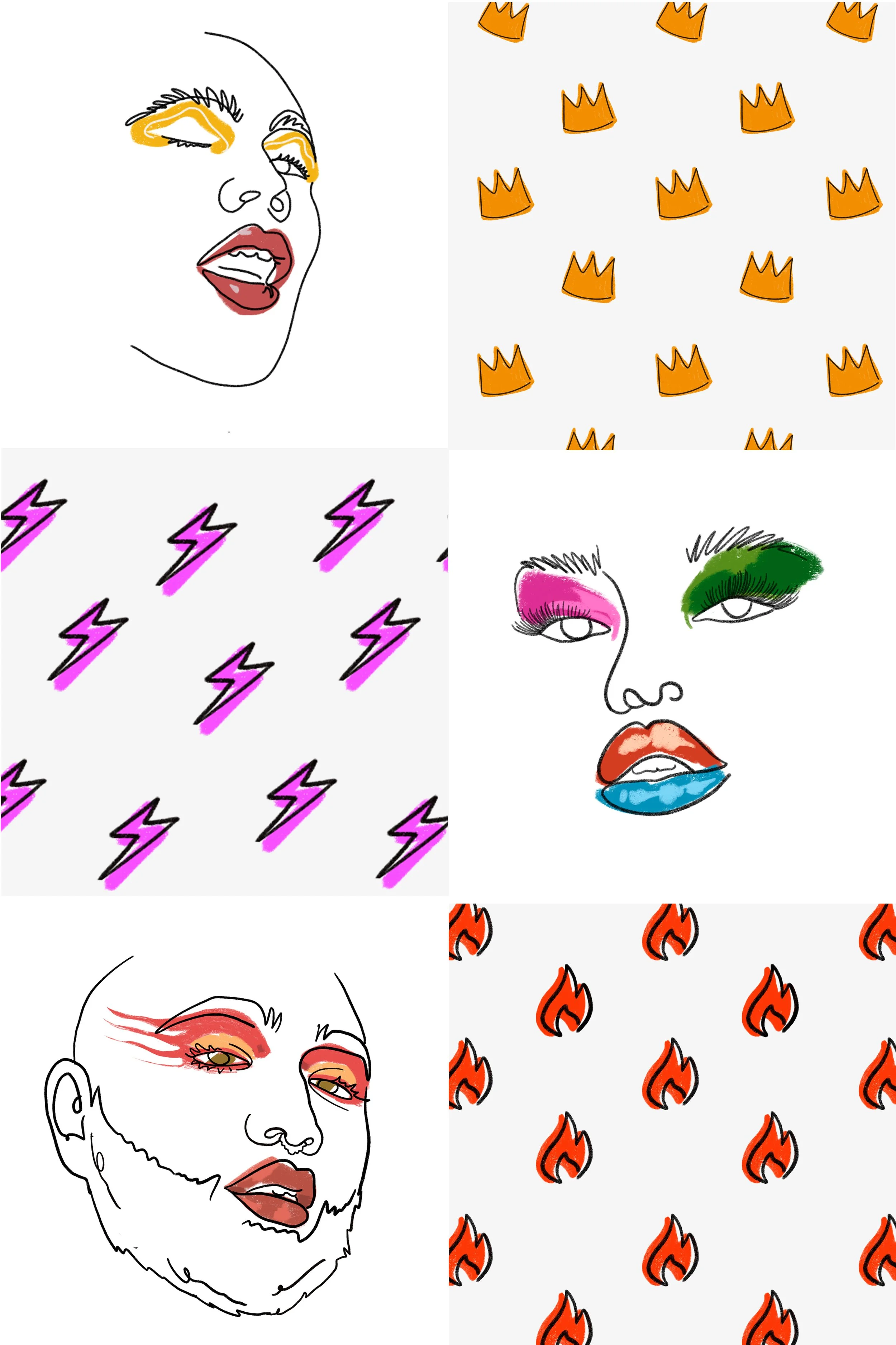 NYC Cosmetics Illustrations