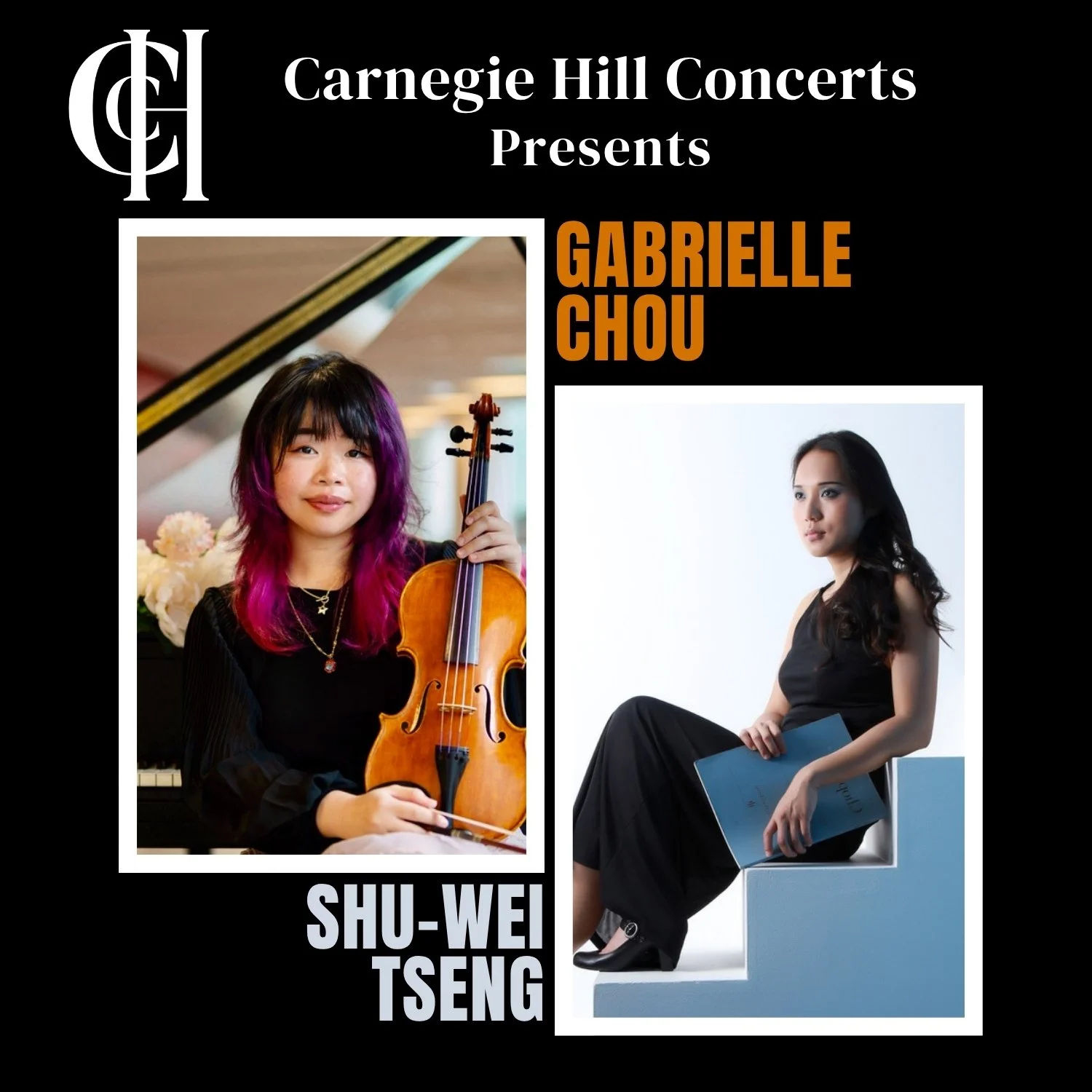 Carnegie Hill Concerts Presents: GAbrielle CHou &amp; SHu-wei Tseng