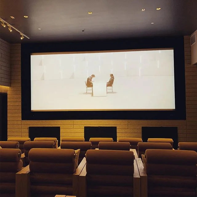 Sound and picture test @neuehouse on Sunset for our screenings this evening.  Looks fantastic, see you there! #synththeseries #correctionstheseries