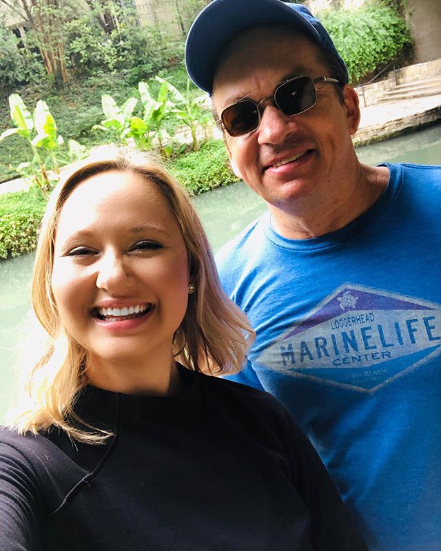 Found Maestro Tweten on the River Walk! He is absolutely amazing and we all looooove working with him. Thanks for making us all sound great! Check out our stories for more on my day.