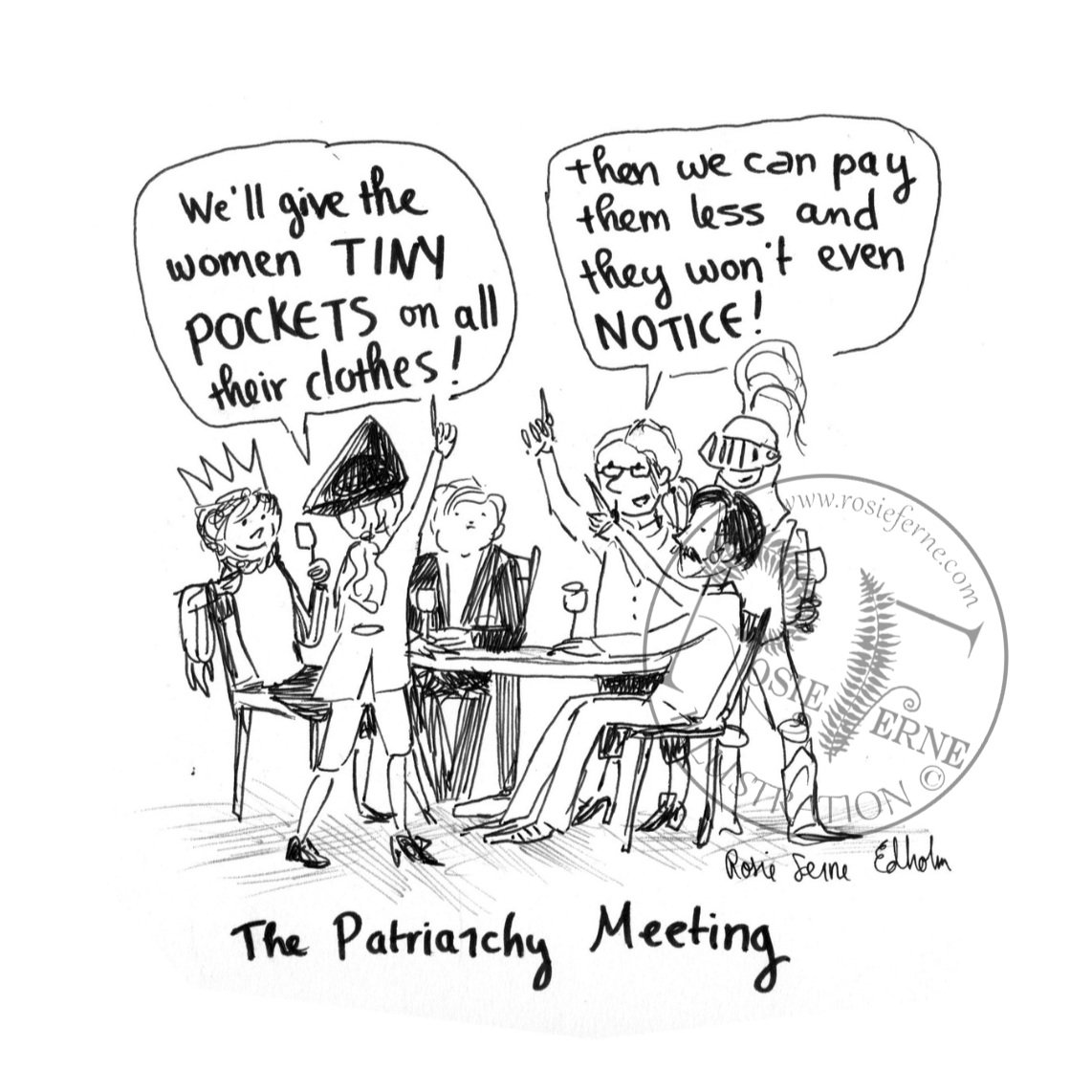 The Patriarchy Meeting: Tiny Pockets