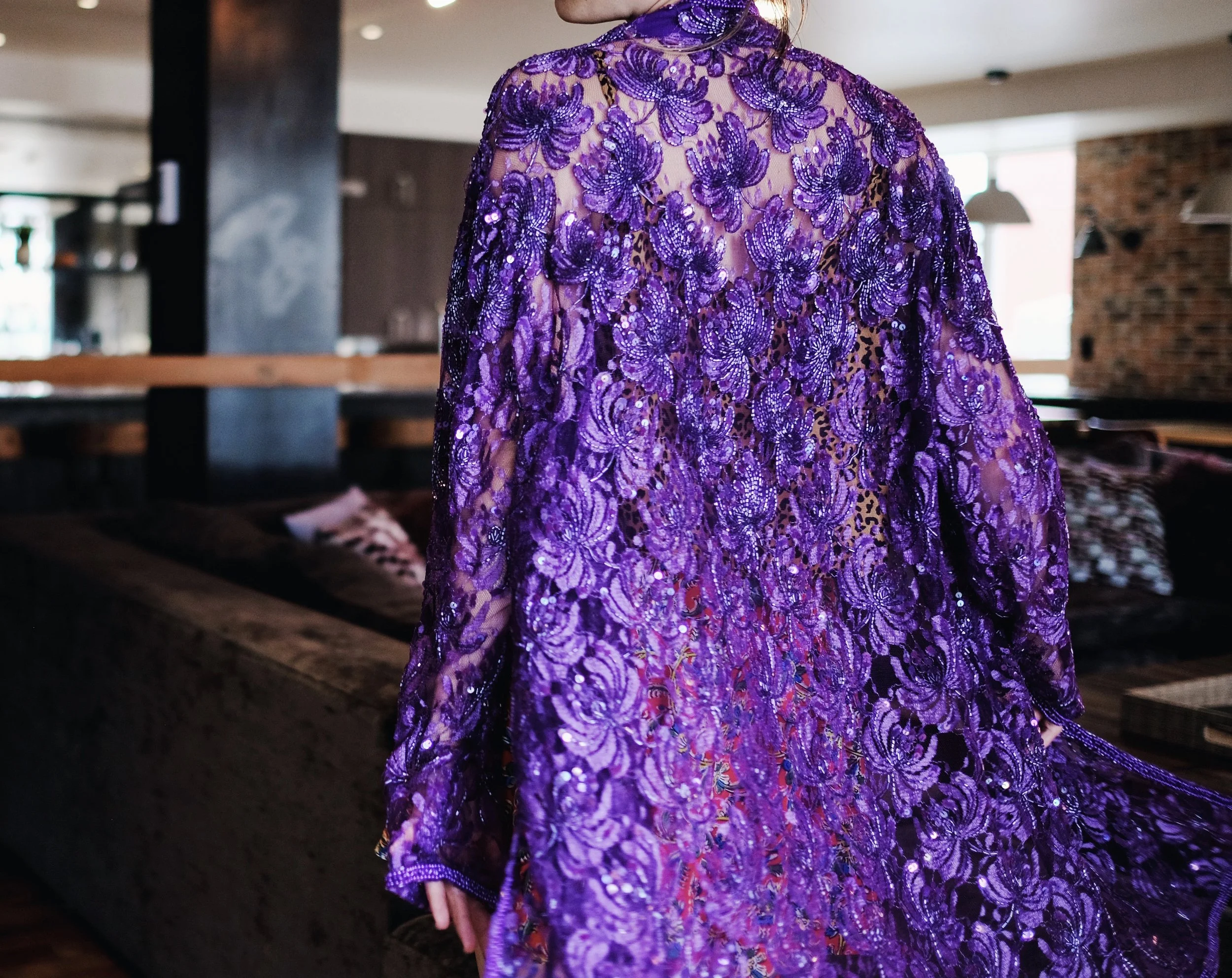 Purple Beaded Jacket — Sincerely_Trista