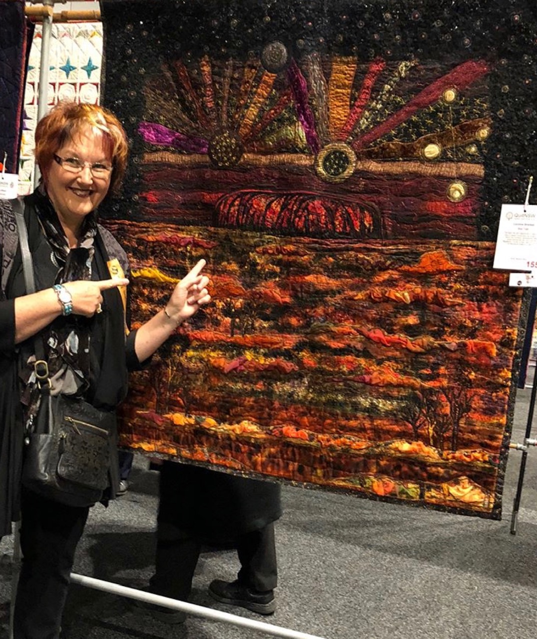 Caroline with her quilt Star Talk which won Best in Show Quilt NSW 2018.jpg