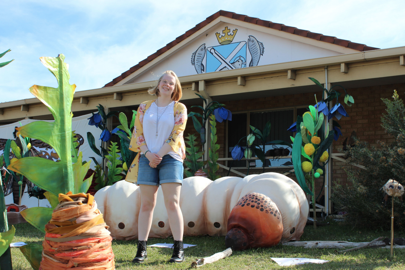 Taya Scholz was one of those working behind the scenes at the Esperance Wildflower Festival.