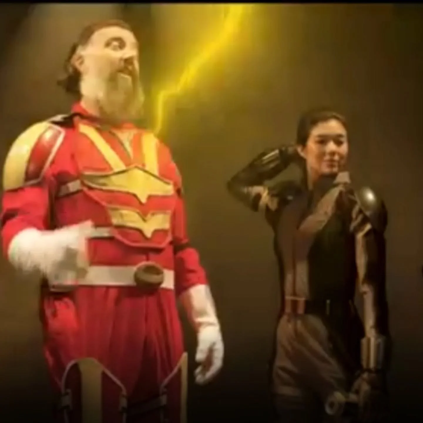 Modeled the hard goods on these costumes for a Thunderbolts spoof Mike's Harder Lemonade commercial. I need A double tall boy back harness @drewthecostumer 😂 who killed it on the costumes