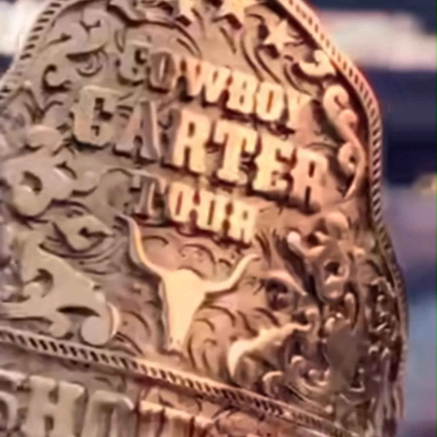 Got to design these cool &quot;tiara&quot; things for them to give away to the best dressed attendees at the #beyonce #cowboycarter tour