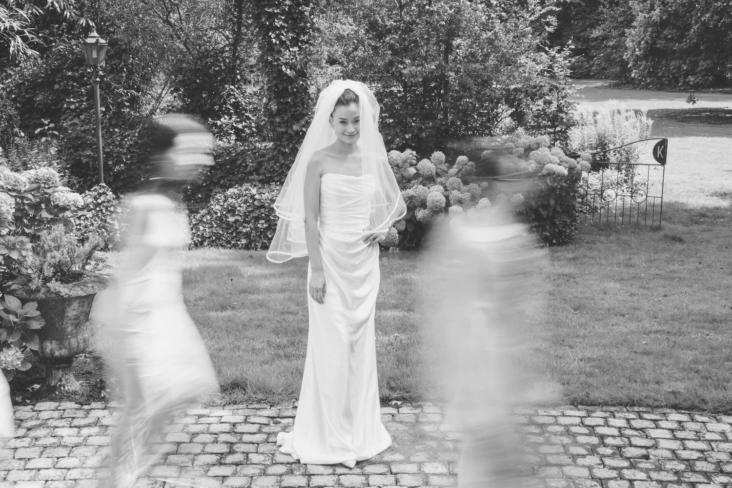 Spontane foto tijdens een huwelijksdag