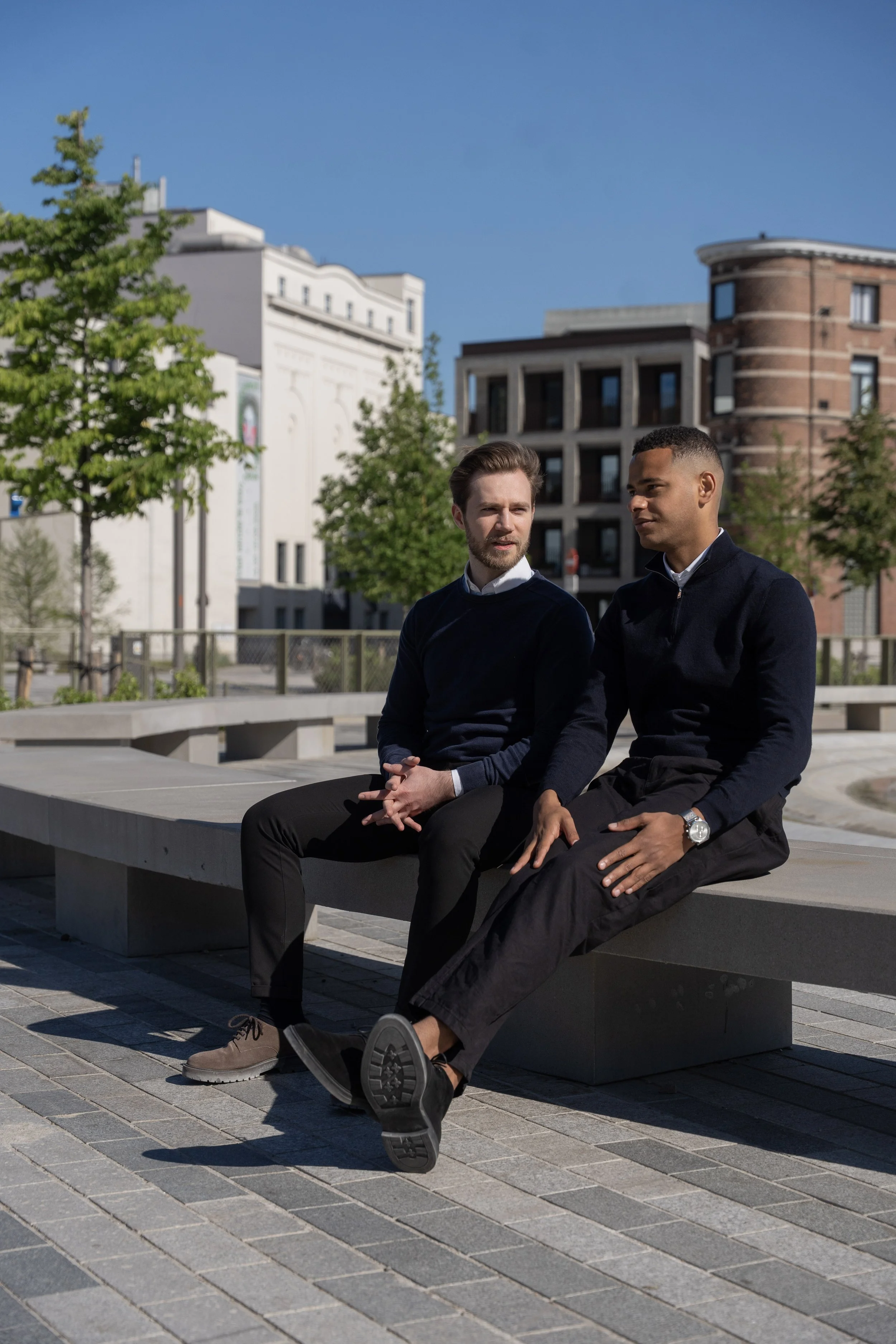 Team van DVA Real Estate tijdens professionele brandshoot