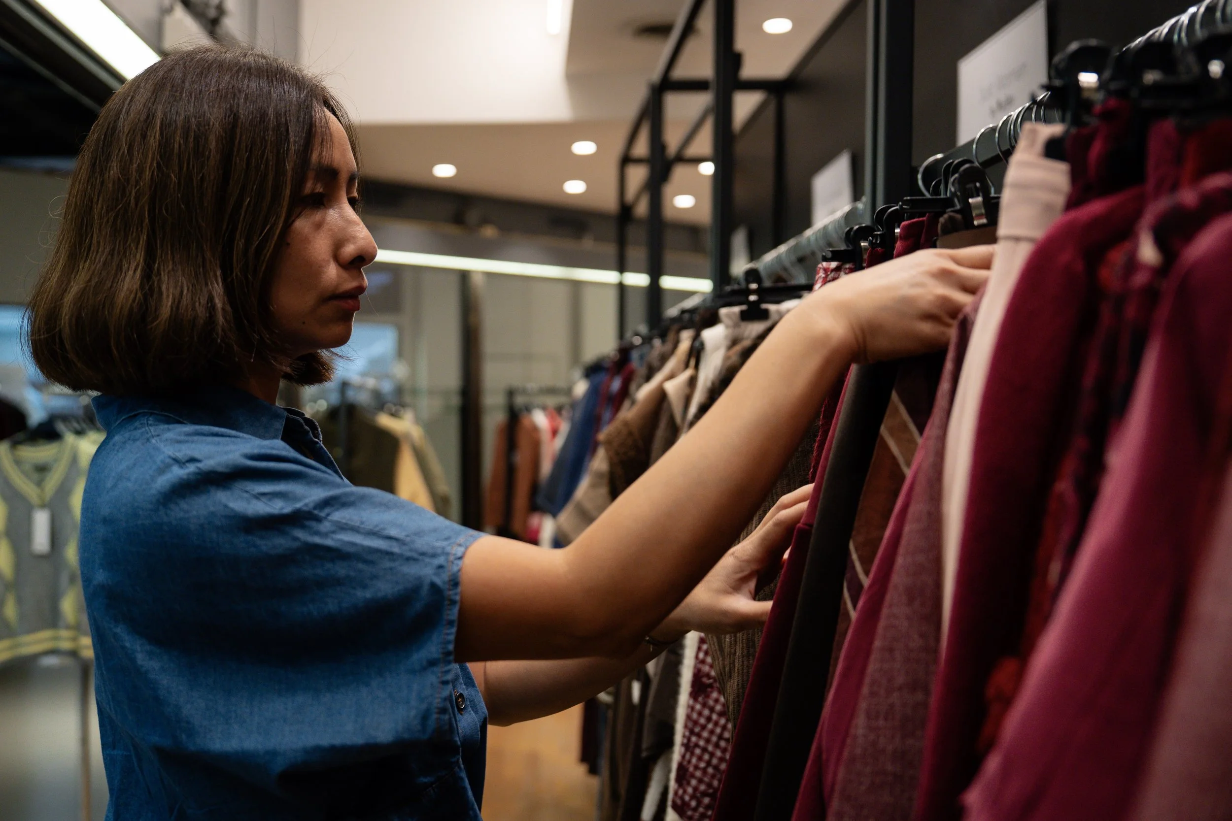 Sfeervol beeld van fashionmerken binnen Trademart, met focus op identiteit en storytelling.