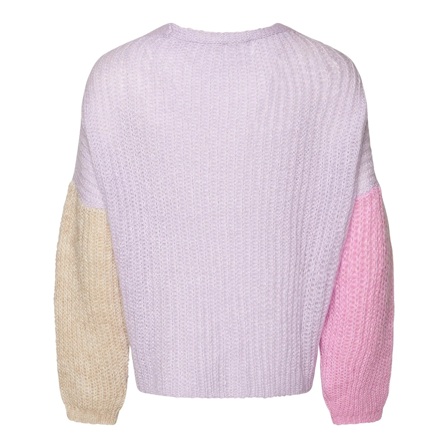 Joseph Knit Cardigan Mixed Lilac Mix 2.jpg