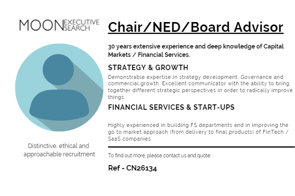 Chair/NED/Board Advisor