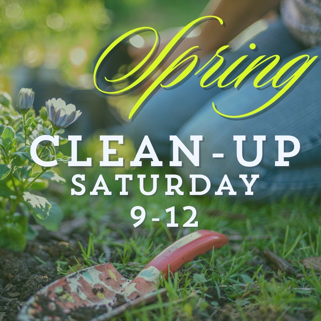Tomorrow! Stop by between 9 am and 12 noon for some fresh air, fellowship, and an opportunity to help freshen up our church campus for Spring. Many hands make light work, so bring your rake, clippers, and work gloves and dig in! 🍃

 #kitterypoint #k