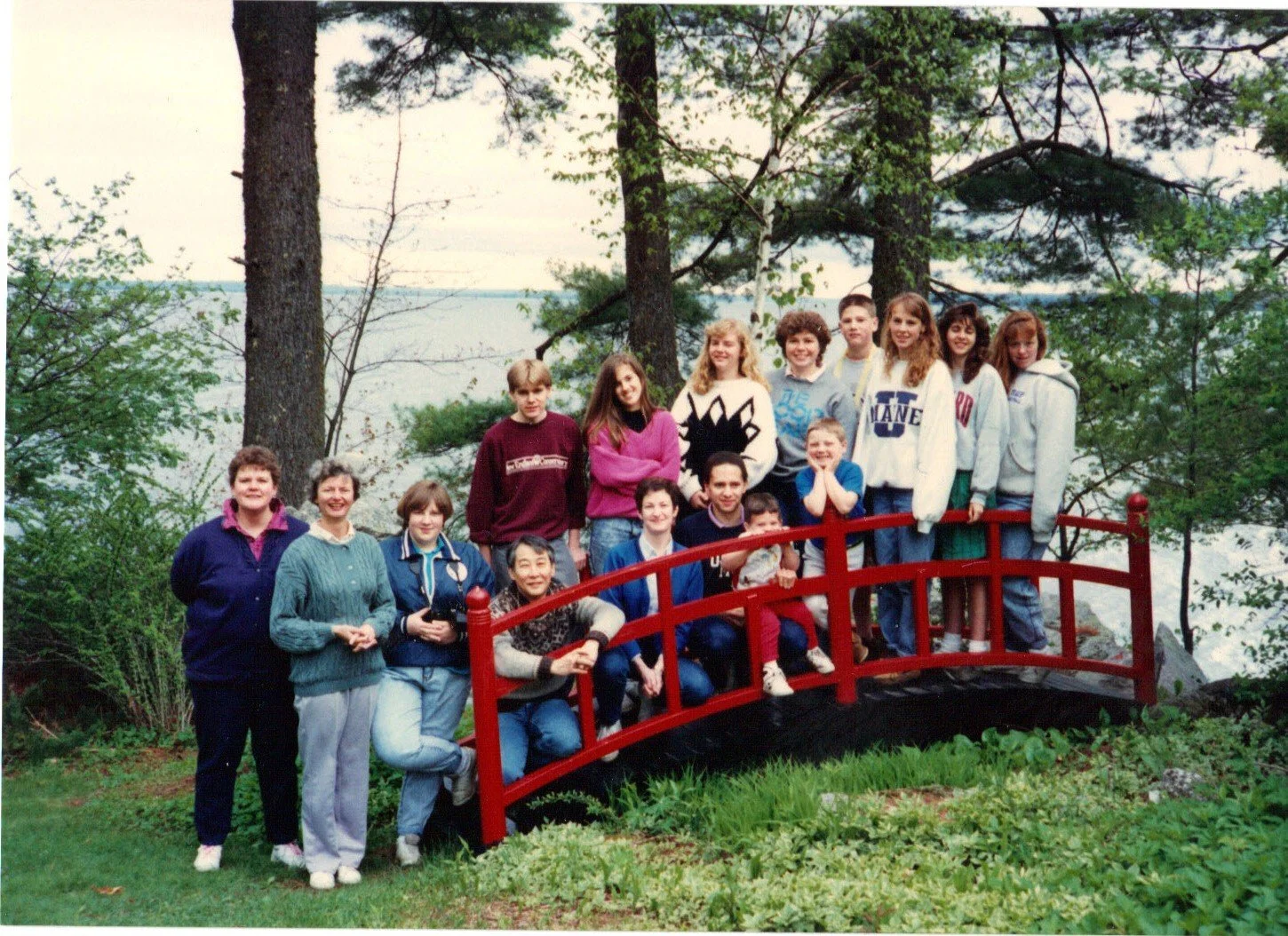 Throwback to what looks to be the early 1990s - this photo was taken at a Youth event held at Rockcraft Lodge in Sebago, Maine. Tag anyone you recognize in this photo, and please let us know in the comments if you remember the year and the event!
 Ju