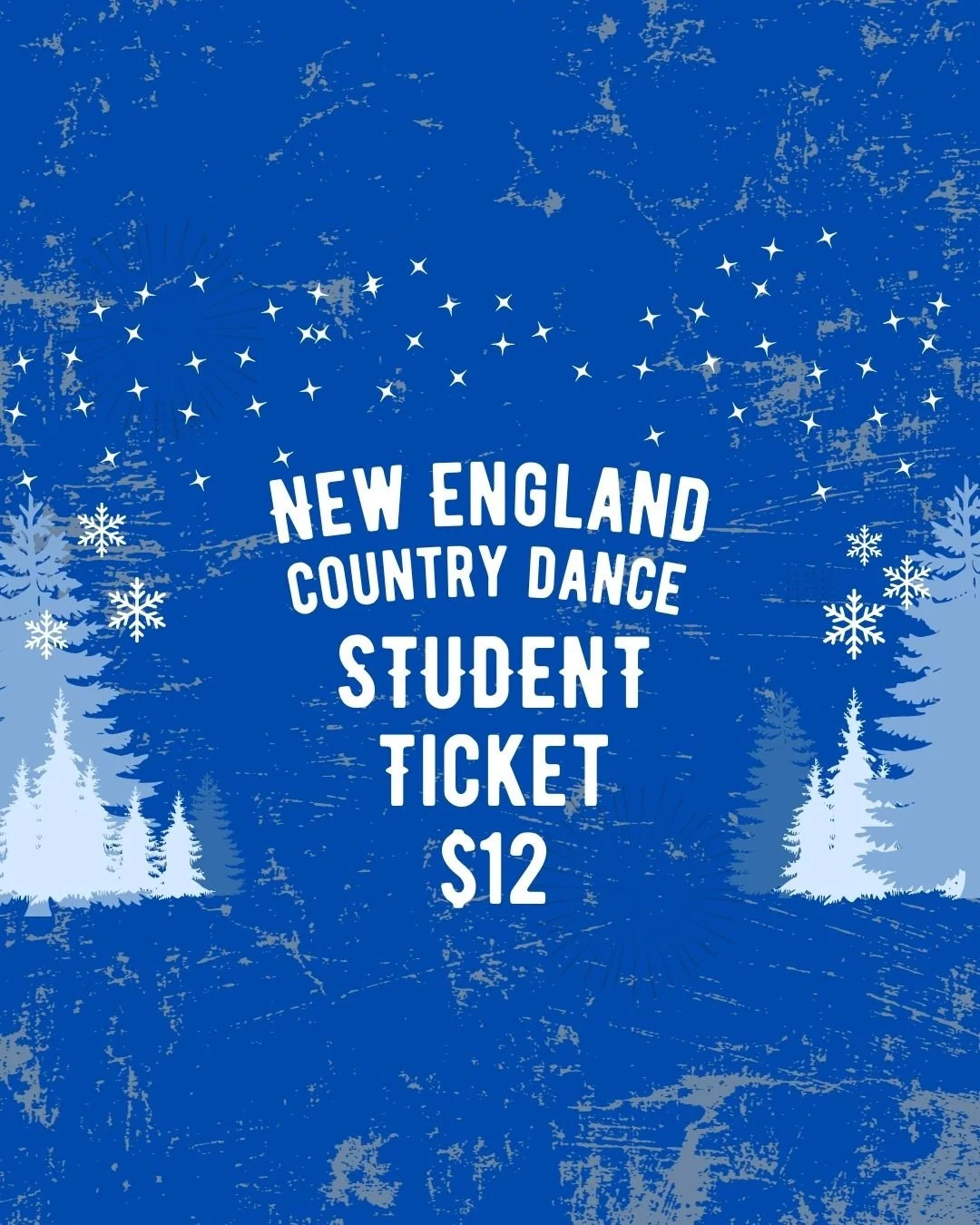 Winter Country Dance Ticket - 1 Student