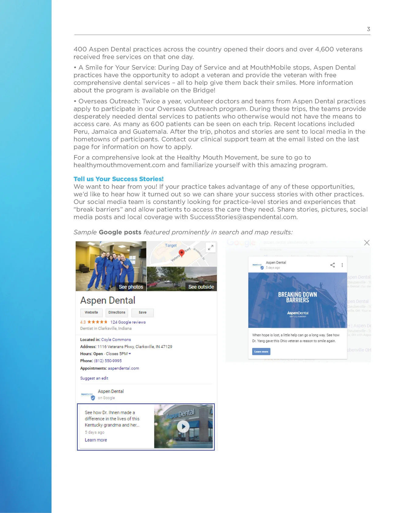 pic Aspen Dental Reviews Google internal communication megan urban