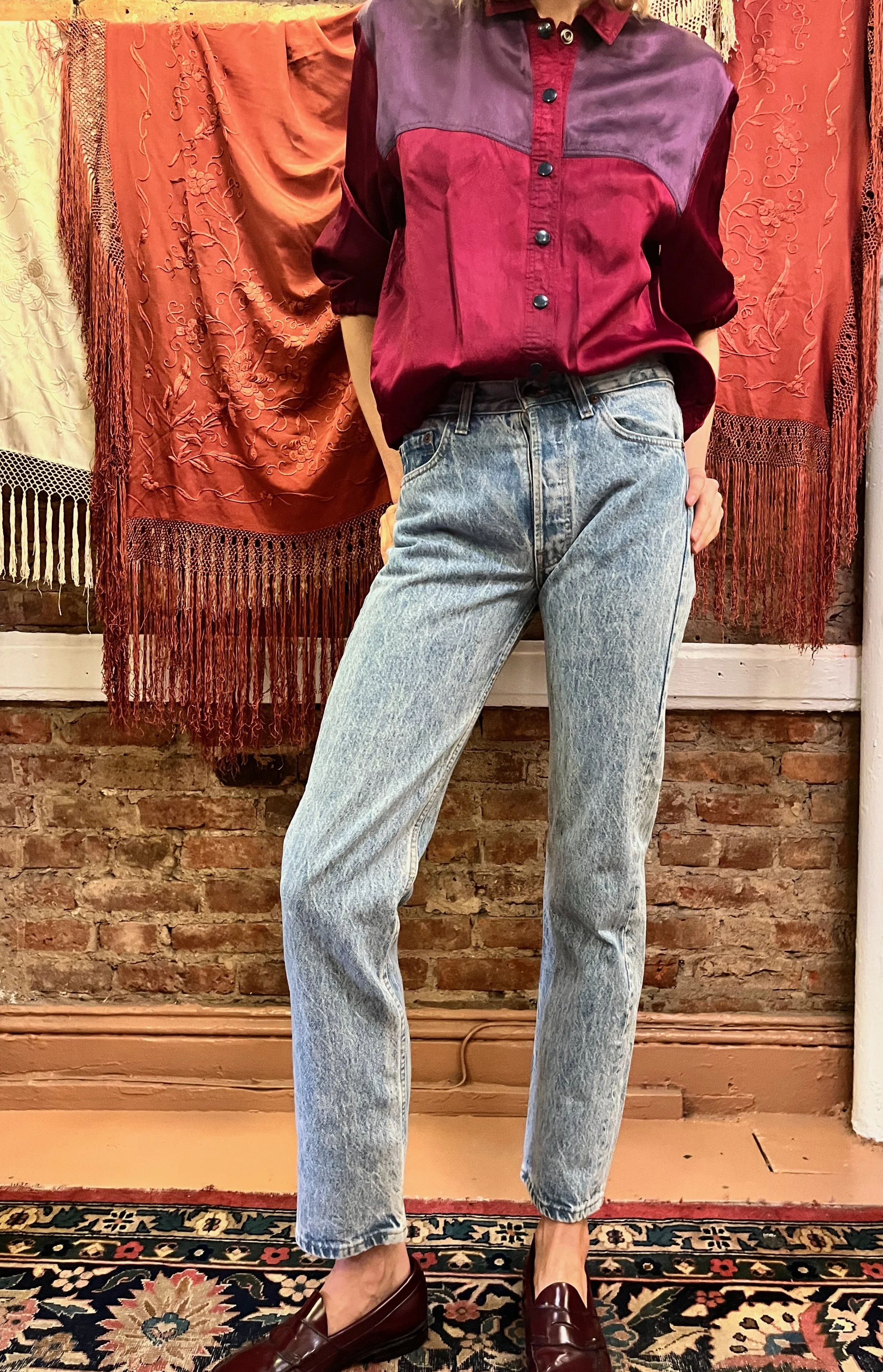 Levi’s 501 Acid Wash Jeans 26"