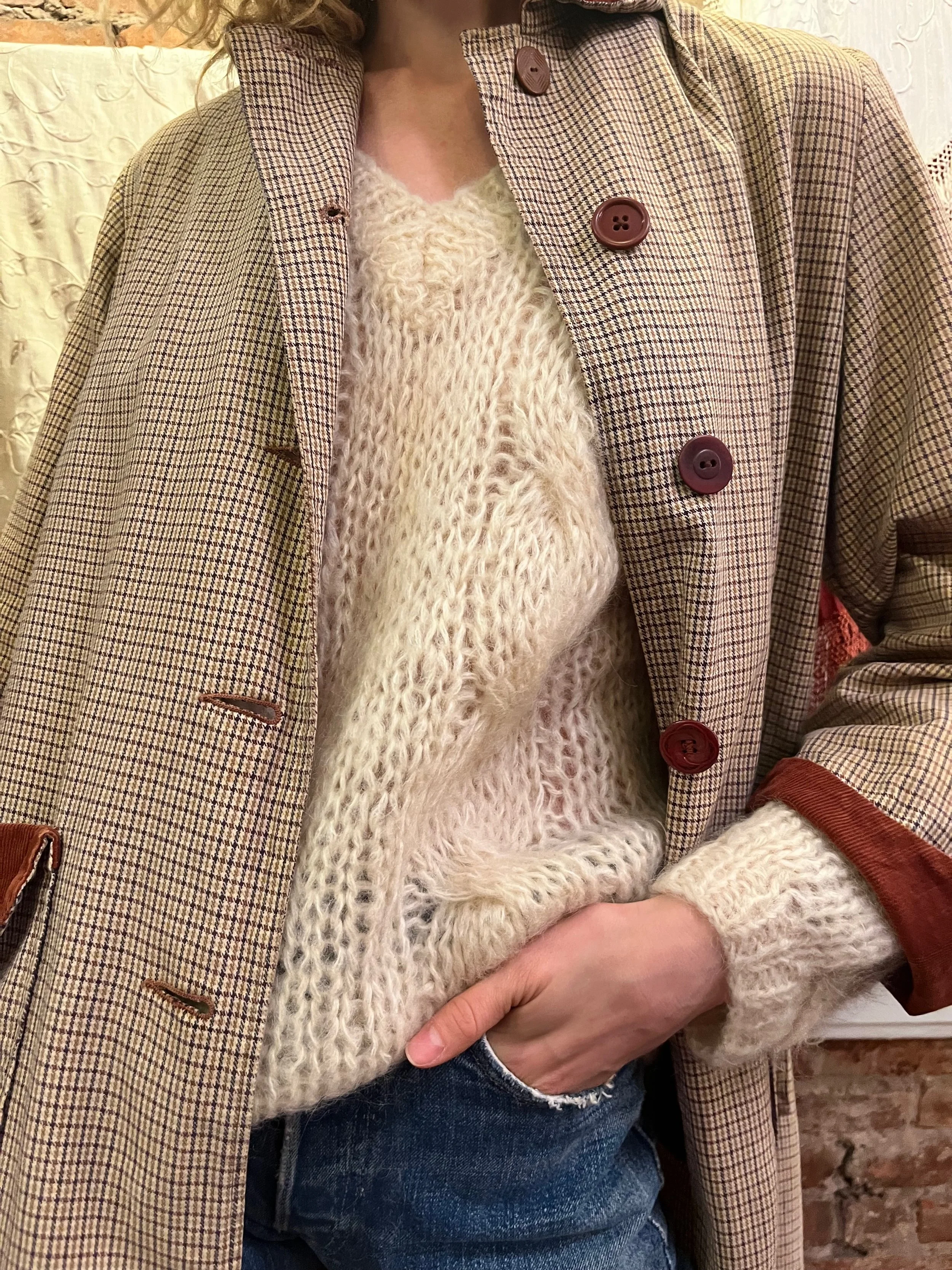 1950’s Houndstooth Swing Coat