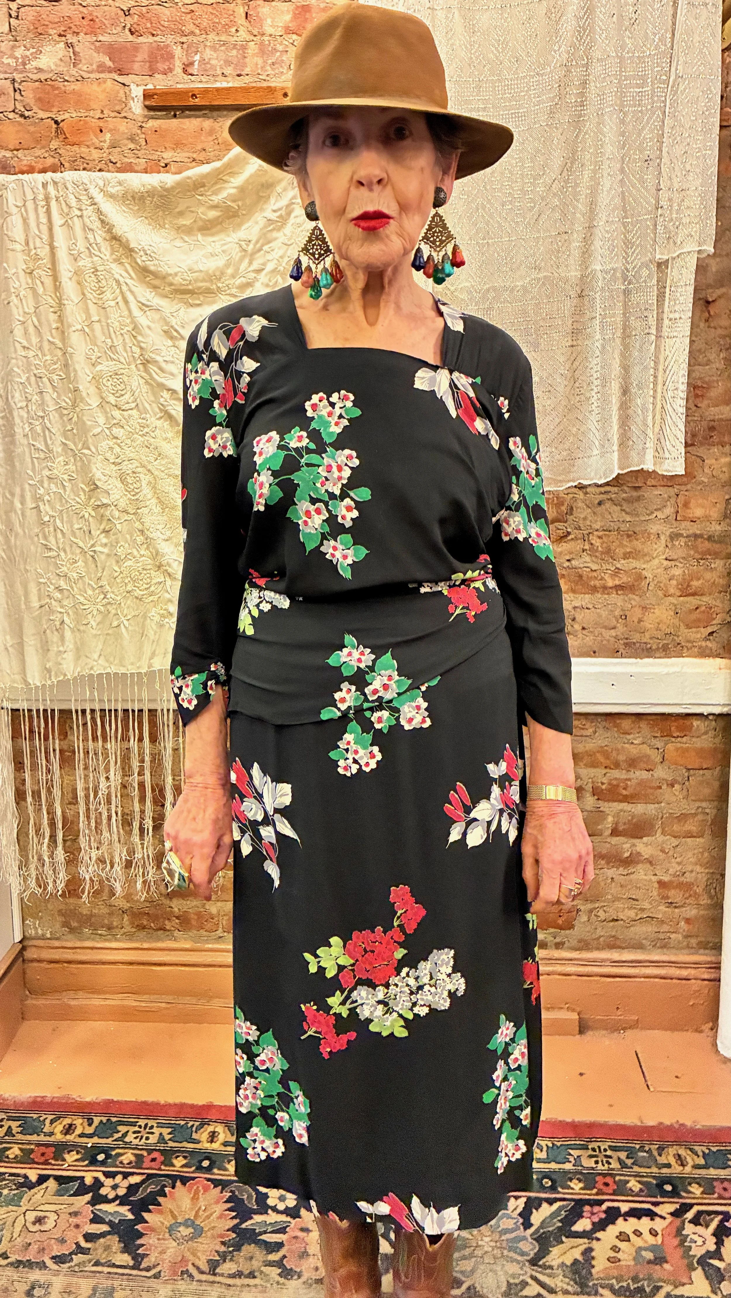 Black Rayon Dress