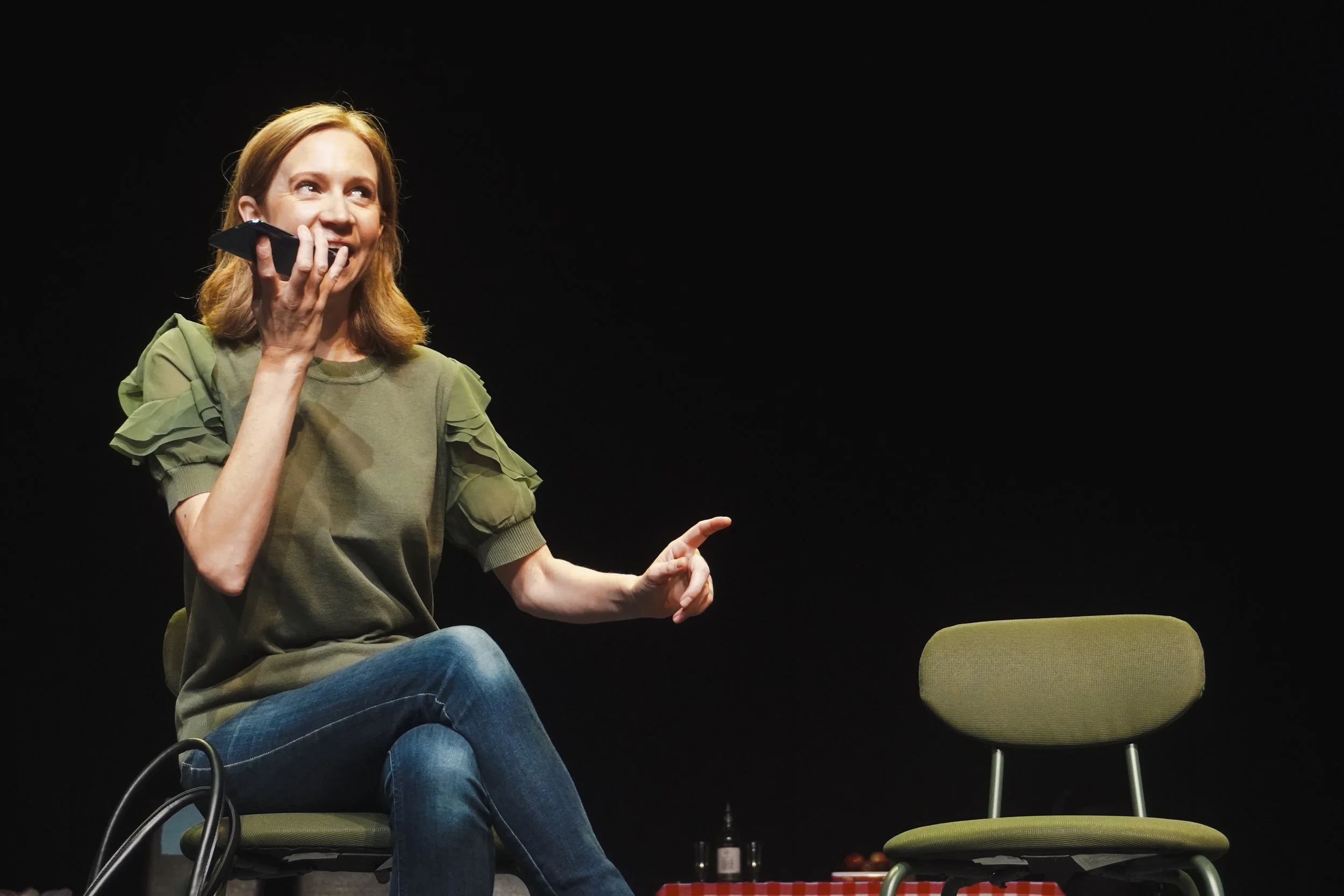 A still from the first performance of Someone's Sitting There