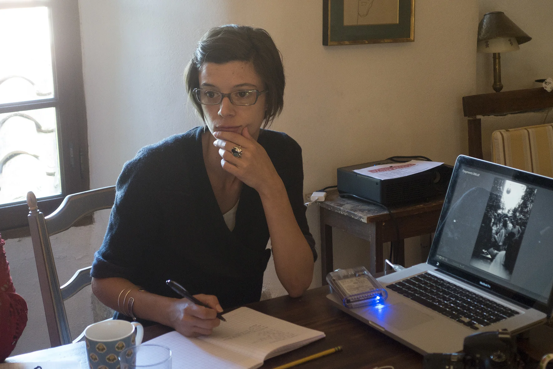 An ICP graduate From Italy Giulia is reflecting on her work and preparing for her final presentation.