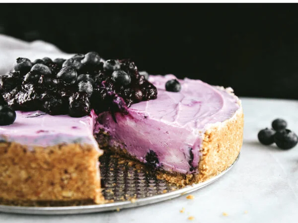 No-Bake Blueberry Cheesecake