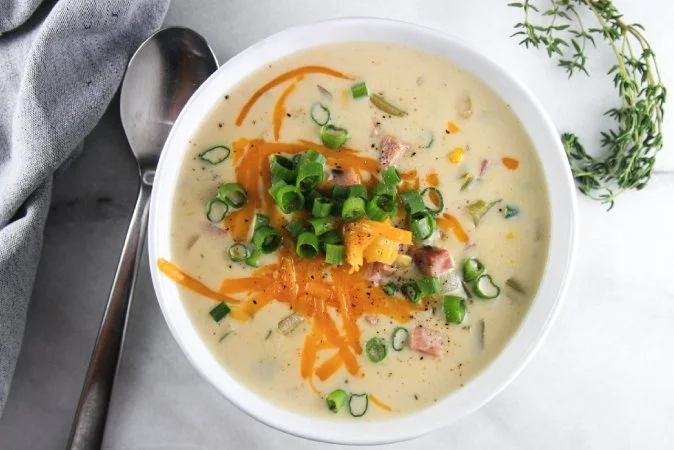 Ham, Corn and Potato Chowder