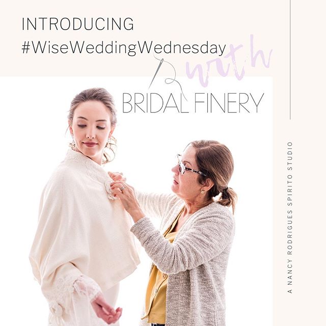 #wiseweddingwednesday 👰🏼 🤵🏼 Find all of Nancy&rsquo;s wedding tips and tricks every Wednesday evening featured on our story. Stay Tuned for the series #TIP debut tonight! DM us questions you would like to see answered too!