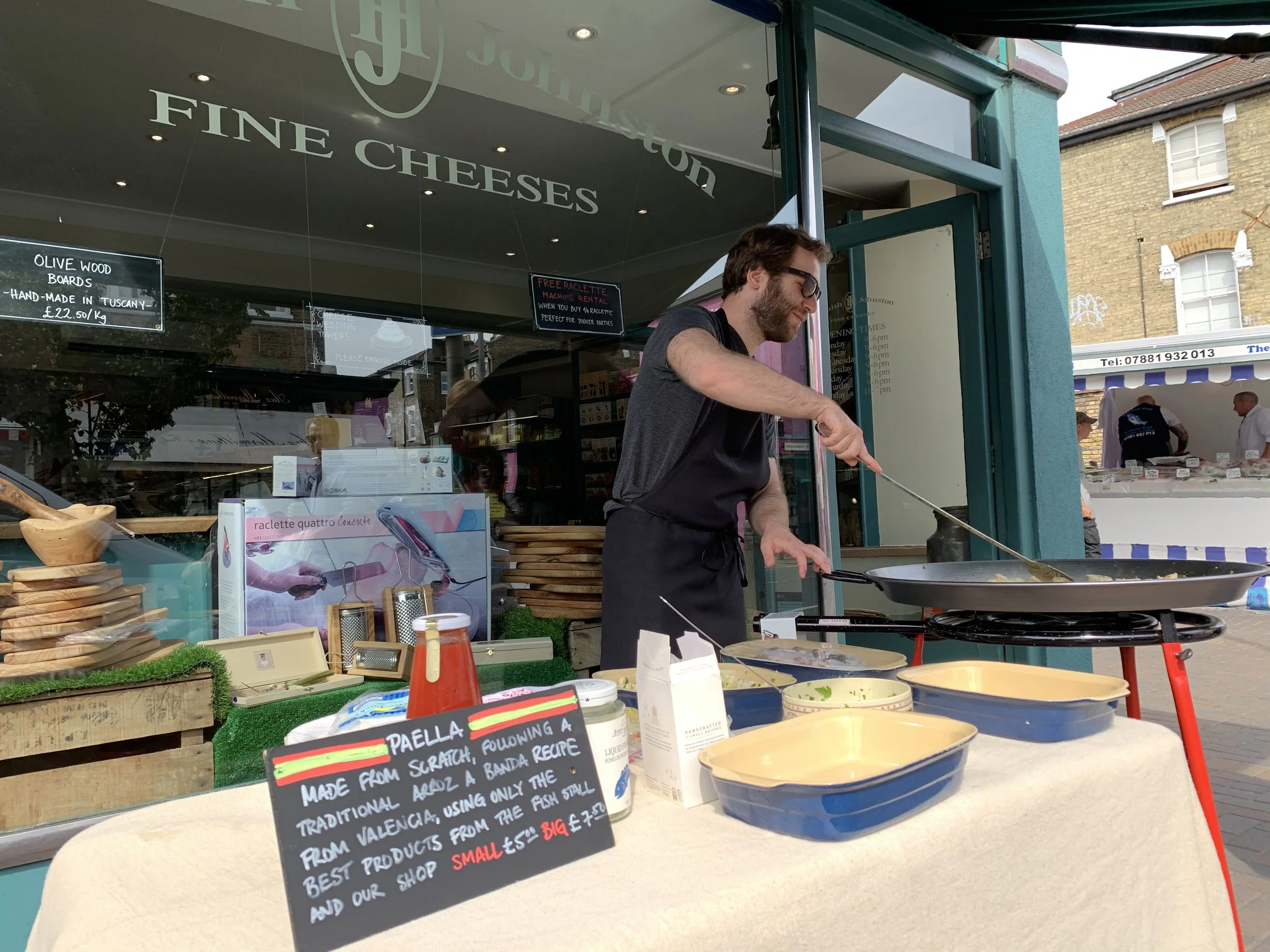 Local paella snob, cheese aficionado and yours truly, Dani
