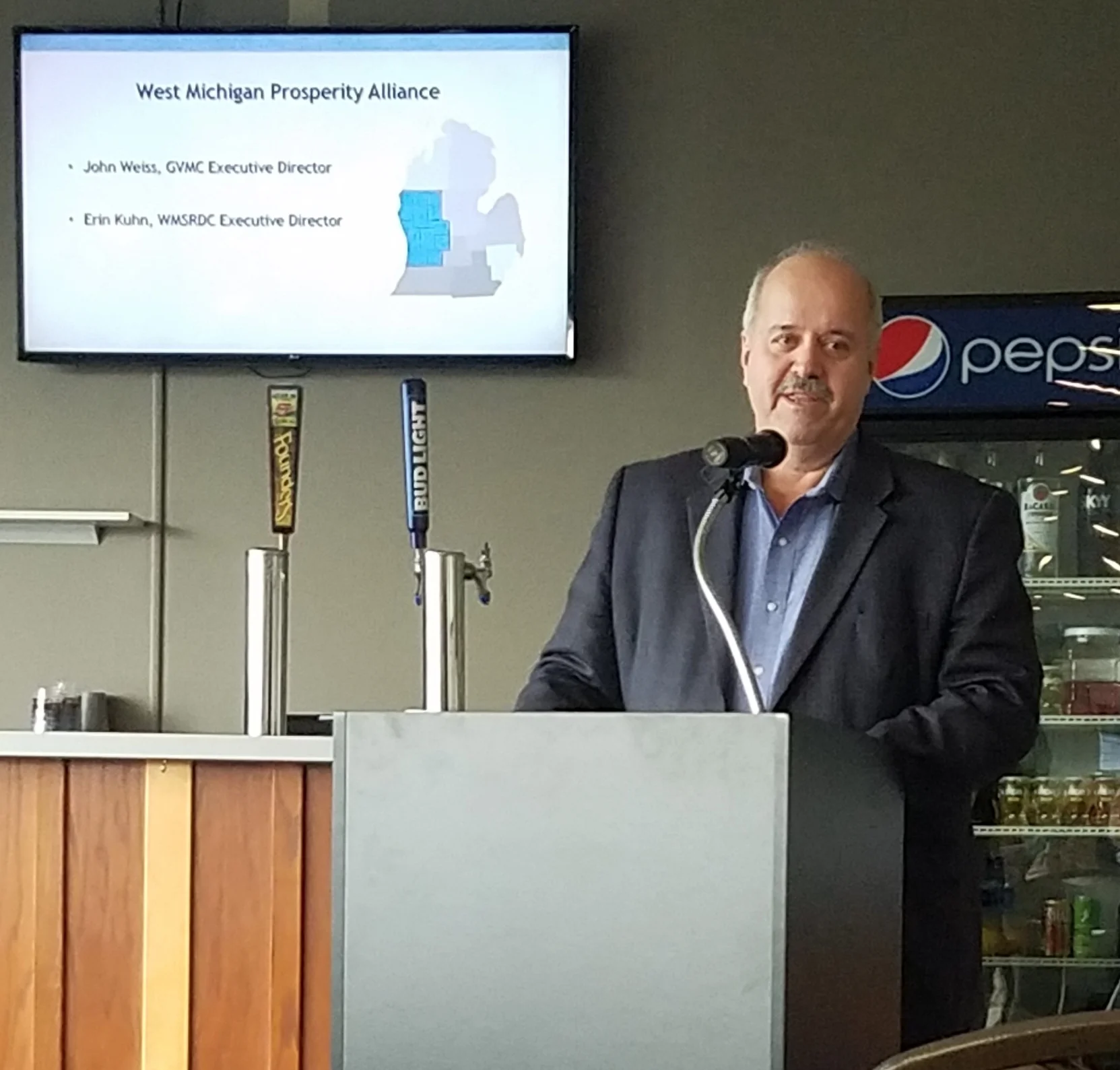 Past Chair of WMPA, John Weiss, Executive Director of Grand Valley Metropolitan Council (GVMC)