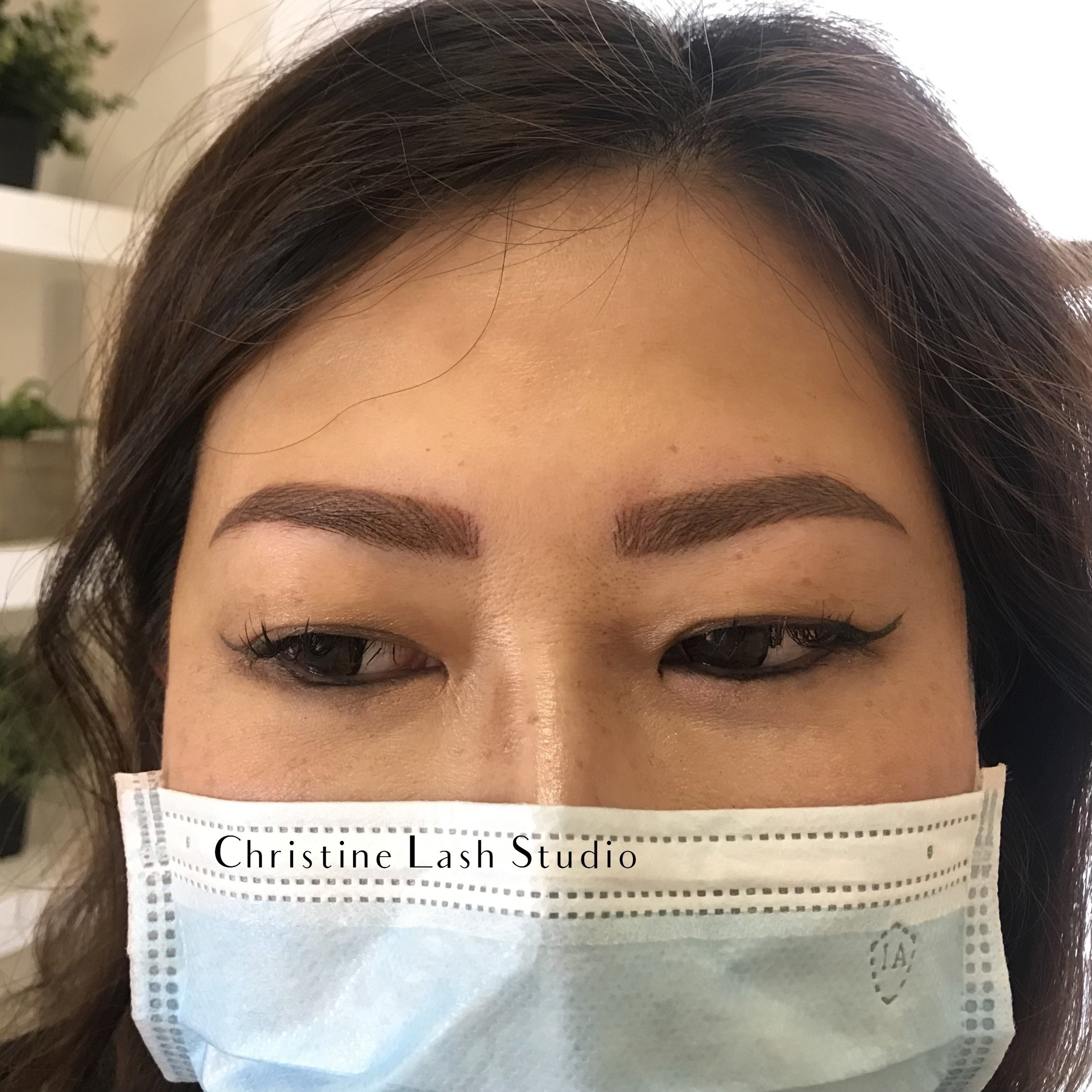 After Corrective Ombre Brows
