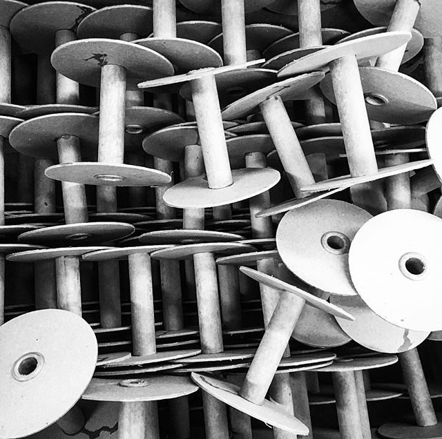 #oodles of #spools waiting to be #wound with #fresh #spaghetti and #trims- what will yours be?