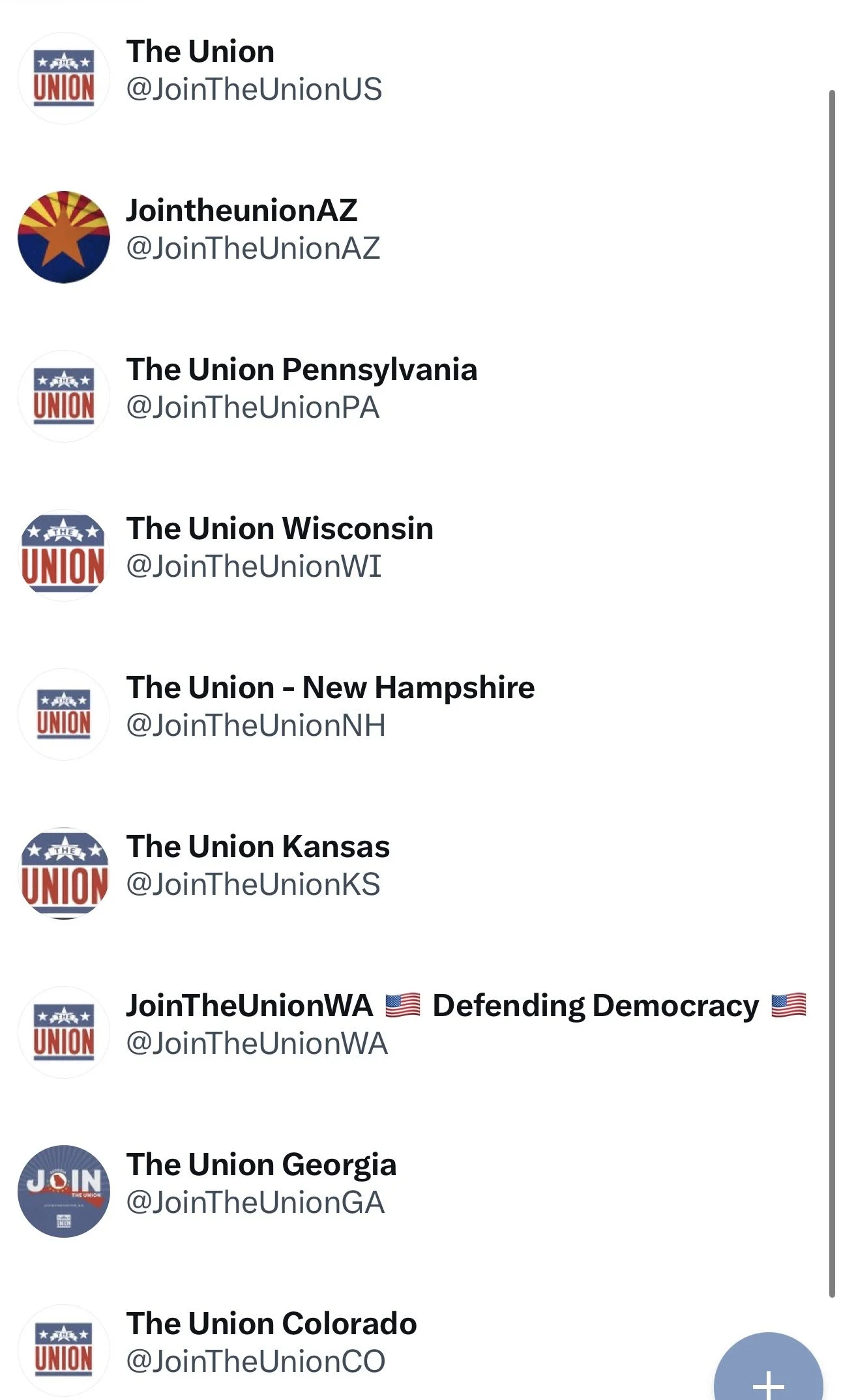  Twitter accounts I oversaw as Team Lead. Managing content and providing support and encouragement to align posts with our mission and goals. 