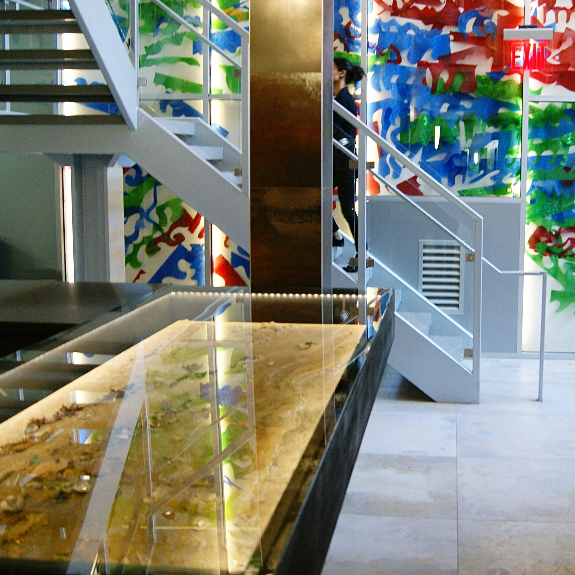 THE BEACHFRONT, the bar counter at the lobby of 40 Norht 4th street, Brooklyn, NY