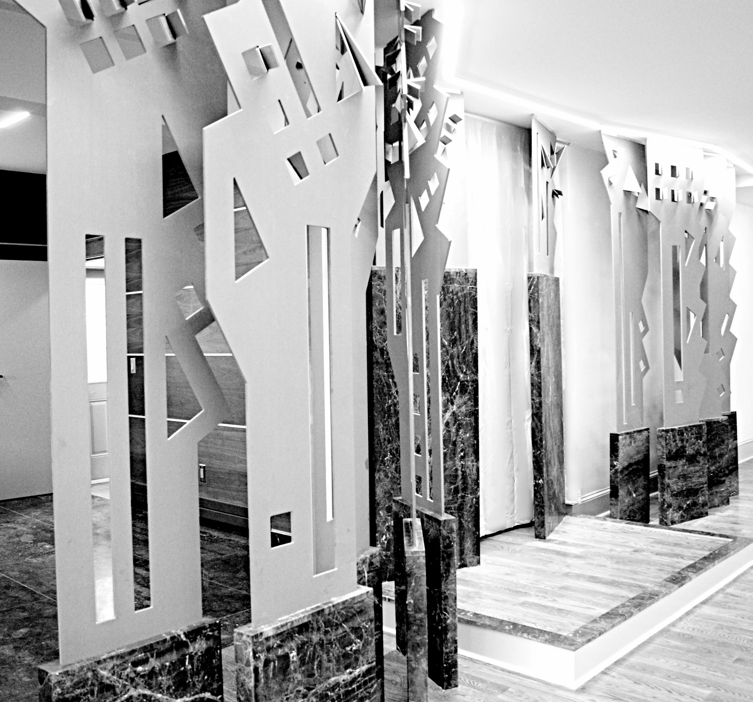 THE TWELVE, permanent art installation at the Chabad Lubavich Chapel, Ridgefield, CT