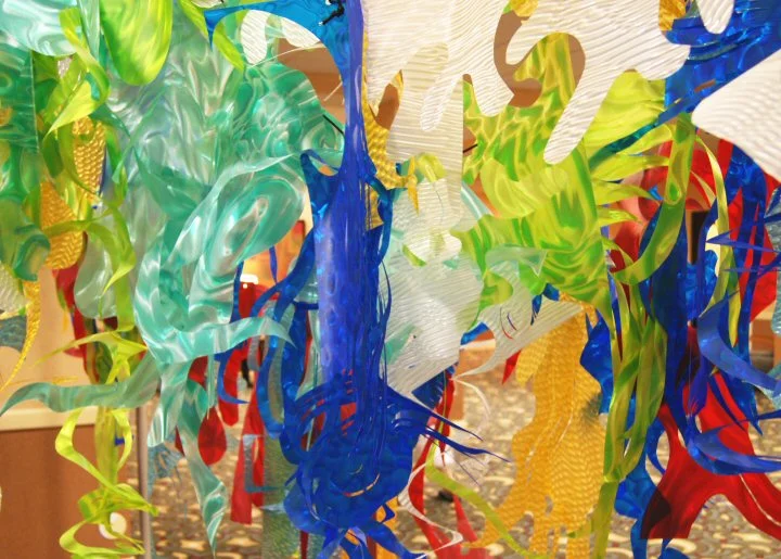 THE WAVE detail at the Yale University Silliman College Gallery, New Haven, CT