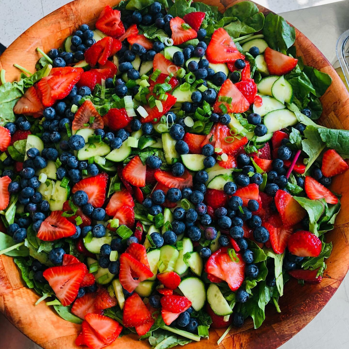 Summer Time Salads! 

Beautiful and Delicious

We are in full swing with catering and just love putting together these lovely summer salads for 150 💜 &hearts;️ 

📸 @livinglifekathyprice