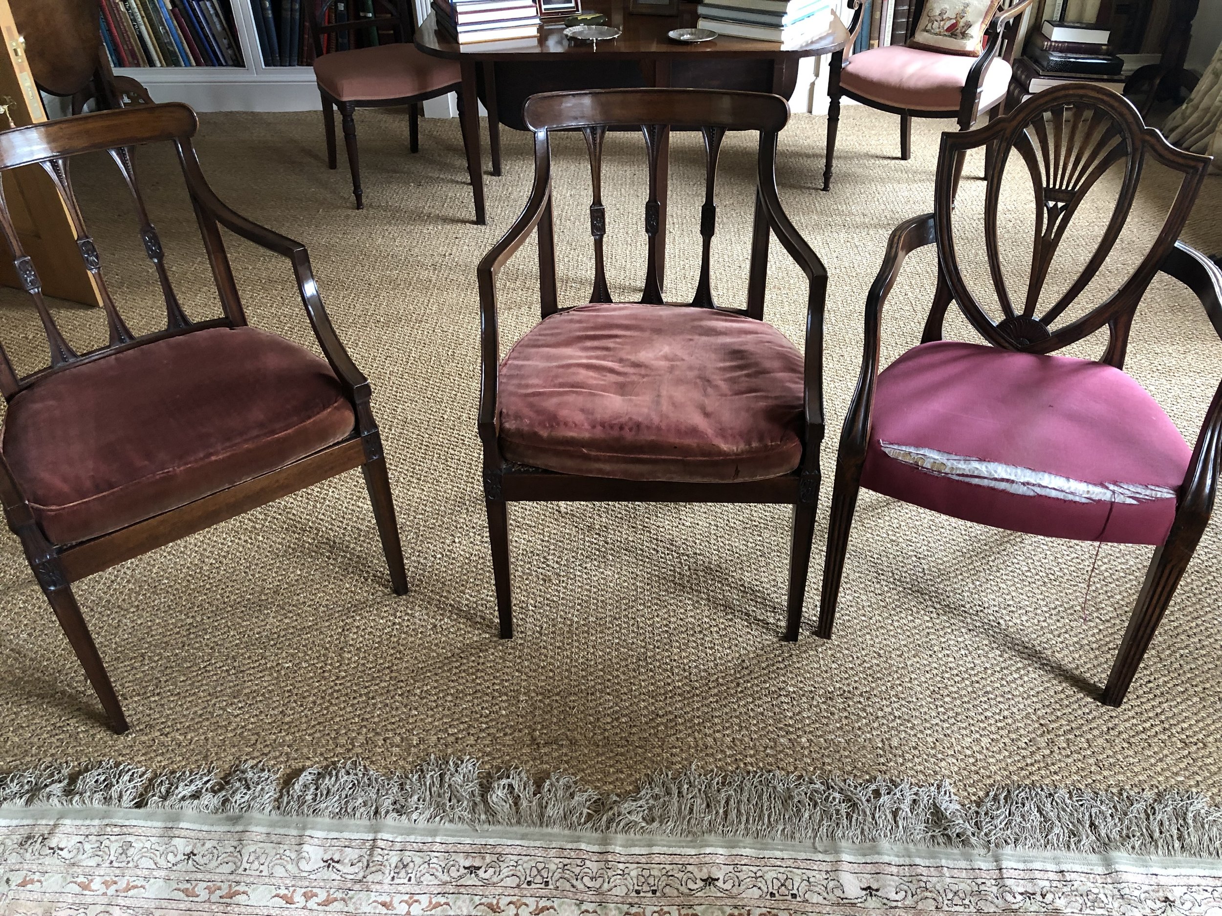 Are these part of a longer set(s) of chairs?