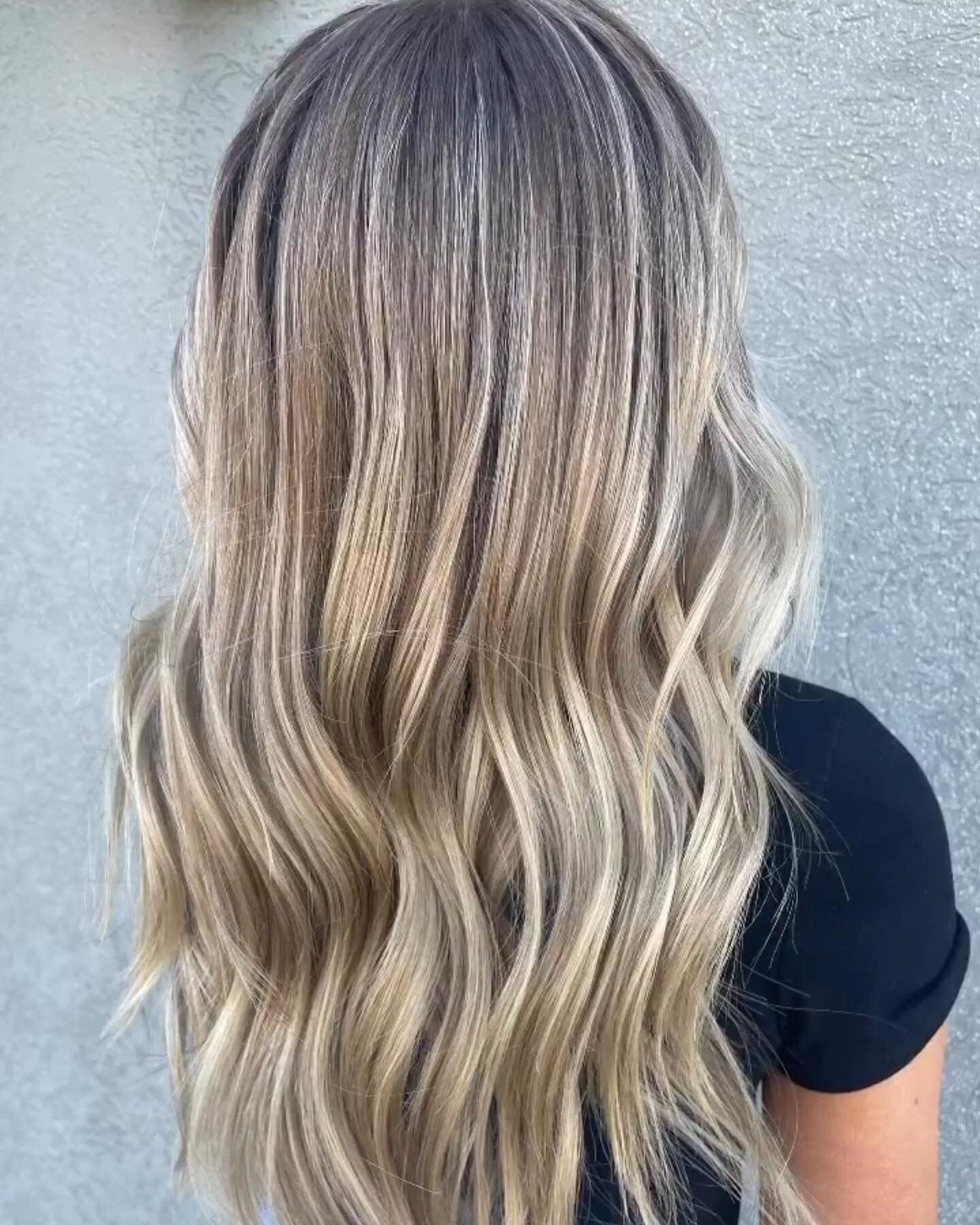 Spring might finally be here?! So time for brightening up&hellip; loving this lived-in blonde highlight by our own @aliciapoppy_hair We can&rsquo;t wait to help you achieve your hair goals too, come see us soon!