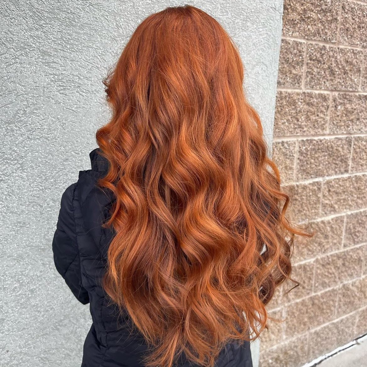 Can you even?! First time going RED for this lady&hellip; and Wow is all we can say! Reds can be tricky, but we do them right at #moorehairdesign Cut and color by Abbie @abbiemarie.beautie 

Come see us soon for your Spring time transformations&helli