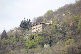 Das Kloster Bigorio oberhalb des Dorfes Bigorio
