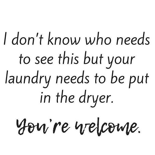 Never feel guilty for the re-wash or the extra fluff for the 5th time in the dryer😂🙌🏼
.
.
.
#mombrain #familyof5 #ihatelaundry